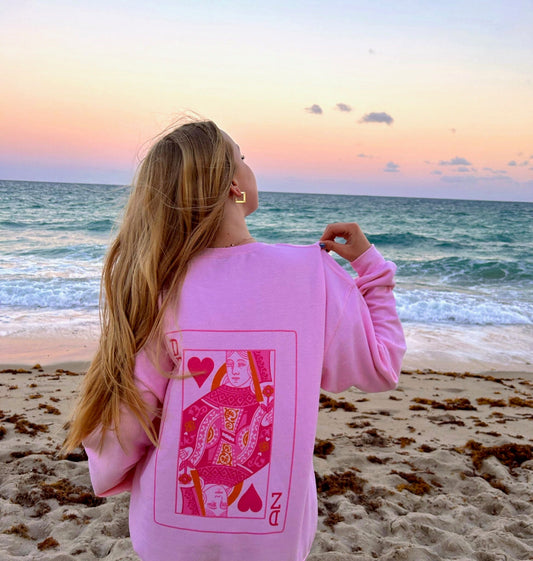 JCB EXCLUSIVE | Queen Crewneck Sorority Sweatshirt