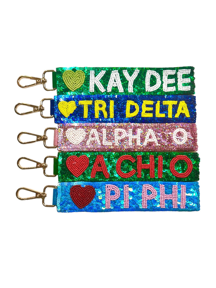 JCB EXCLUSIVE | Sorority Beaded Wristlet