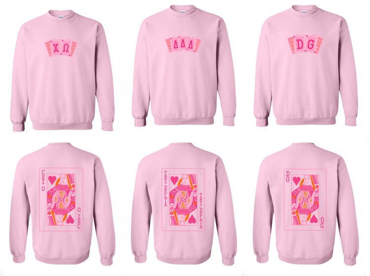 JCB EXCLUSIVE | Queen Crewneck Sorority Sweatshirt